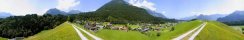 Way on the hills above Wiesing (Tyrol, Austria)