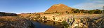 Wind River and Roundtop Mountain (Thermopolis, Wyoming, USA)